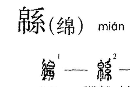 绵续的意思