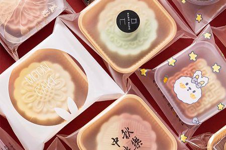 带透明包装的月饼怎么摆拍