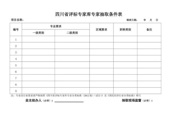 场外标评标专家怎么抽取