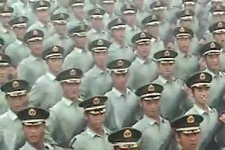正步方队如何排列