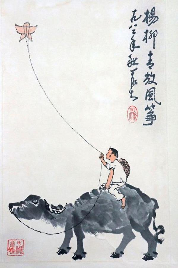杨柳青放风筝的寓意