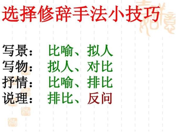 用排比和比喻的方法写描写老师