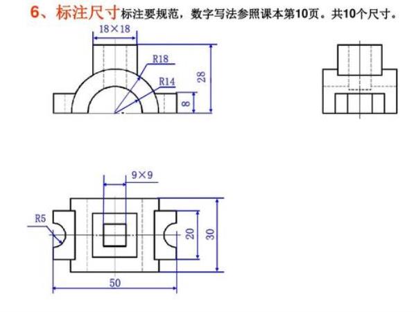 机械制图尺寸分为哪三类