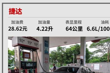加油金额除以公里数等于什么