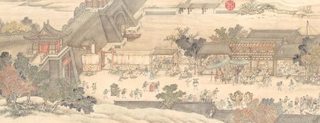 宋院本金陵图反映的宋代家具