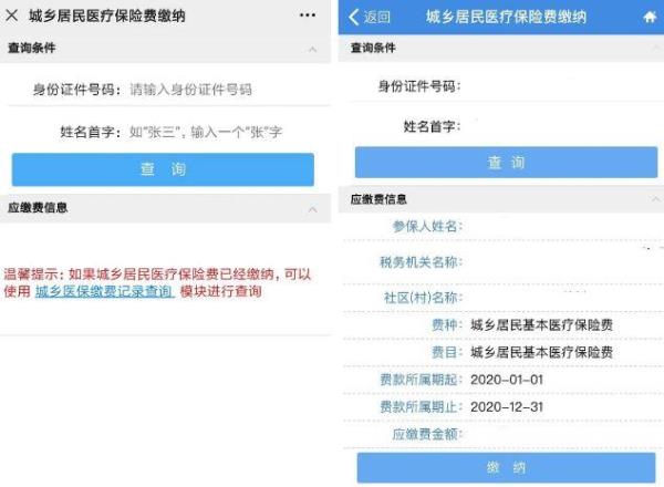 巴中市医保2021缴费查询入口