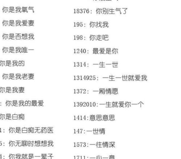 550爱情数字代表什么