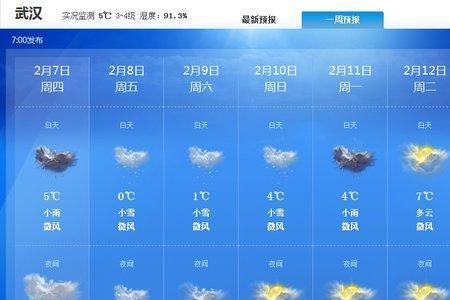 查武汉十五天天气预报