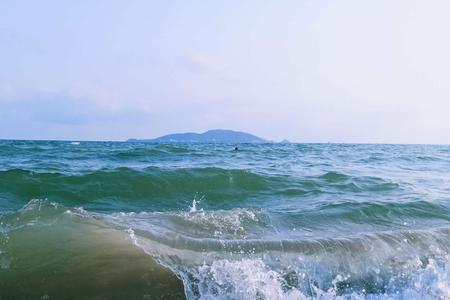 我跟浪花怎样玩耍写几句话