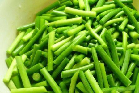 冷冻蒜苔的正确方法