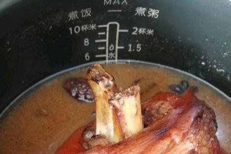 猪肘子卤好了毛太多怎么宝