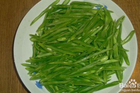 割豇豆角丝的技术