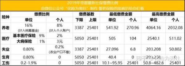 村干部社保缴费比例