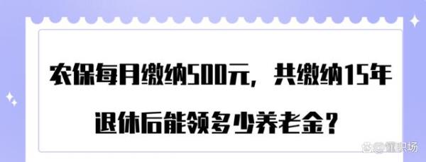 江苏新农保交3000退休后能领多少