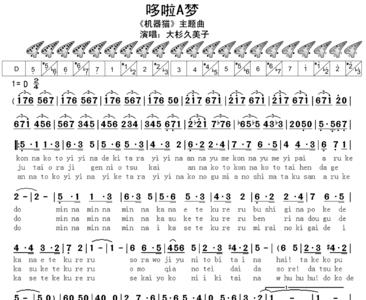 简谱上1=D是啥意思