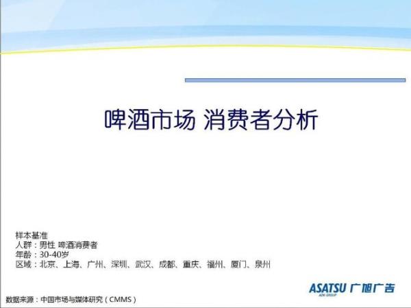 啤酒属于消费类企业吗