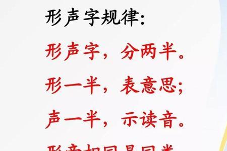 行的形声字
