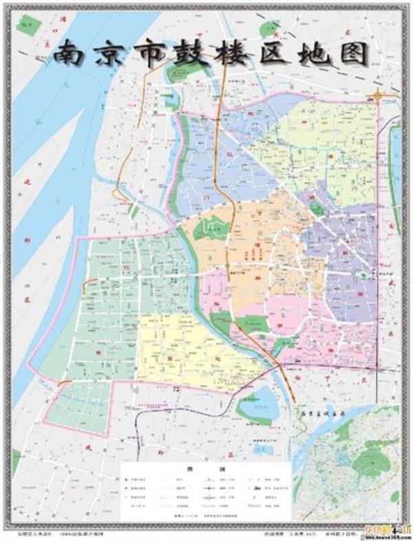 南京市行政区划地图