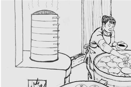 果汁馒头简笔画