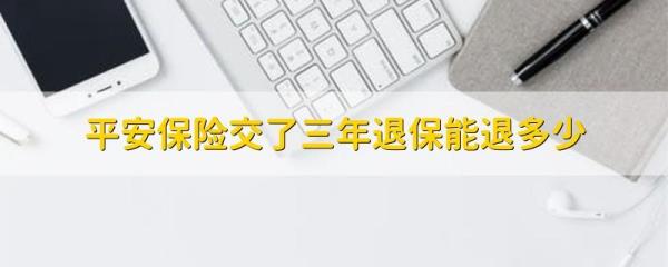 平安保险可以网上退保吗