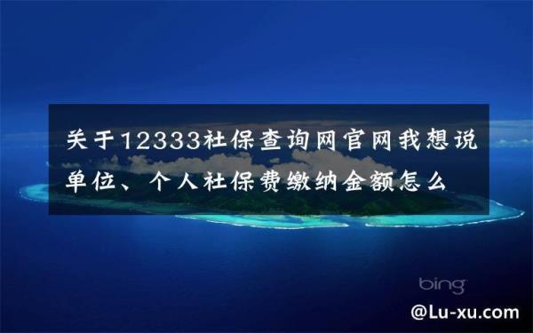 12333社保密码怎么查询