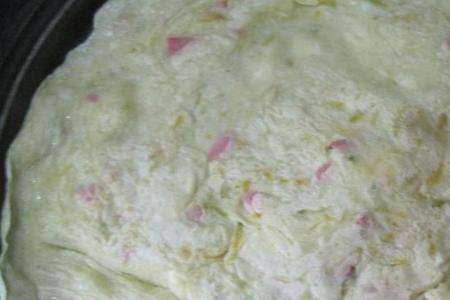 电饼铛摊面糊薄饼的做法