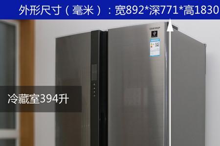 冰箱预留尺寸对照表