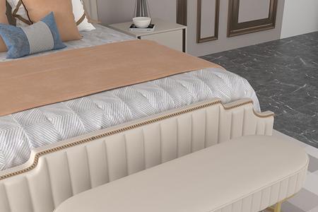 宾馆床前的条凳干什么用的