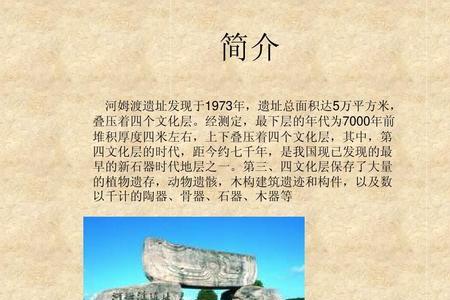 关于河姆渡文明描述正确的是