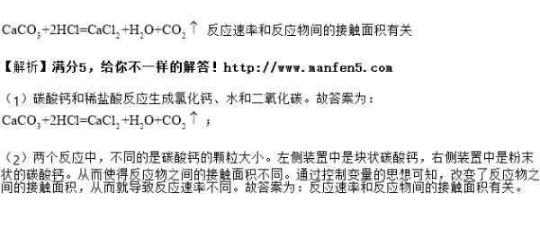 草酸钙和盐酸反应现象