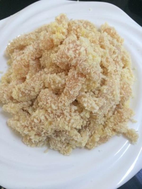 炸面包糠教程