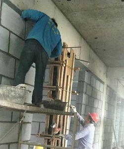 先浇构造柱后砌填充墙可以吗