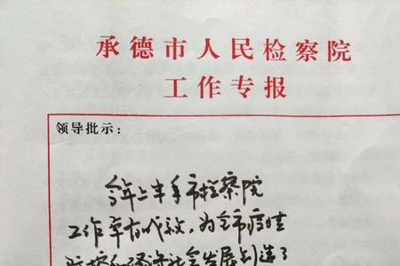 领导用红笔批示什么意思