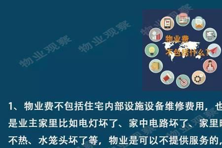 门店物业费包括哪些