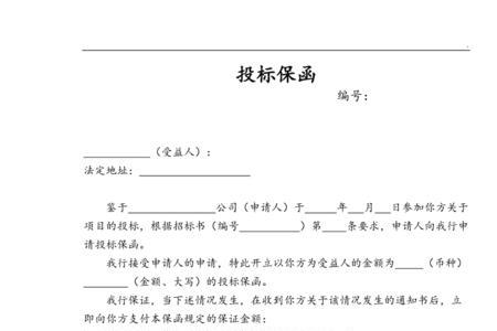 投标保证金可以用保函吗