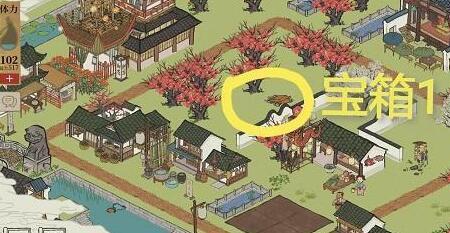 江南百景图闻门宝箱位置