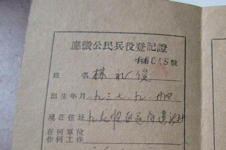 兵役登记证需要怎么领