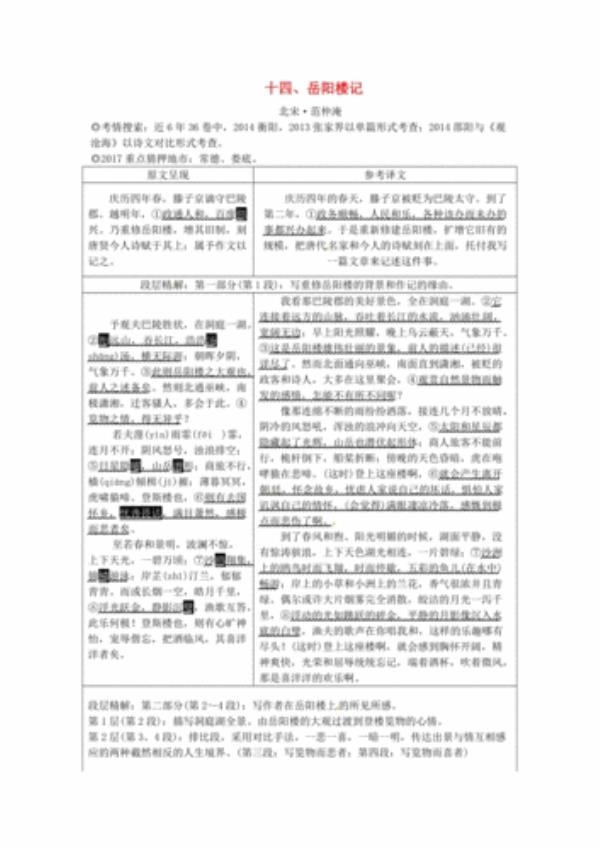 文言文试卷分析怎么写