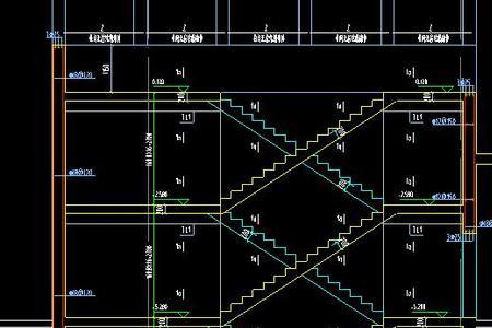 进深25米宽度45米怎样做三跑楼梯