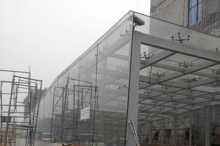 车库雨棚异形玻璃尺寸怎么量