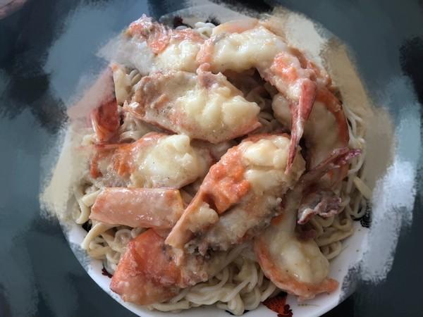 大虾伊面做法