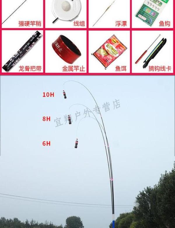 6.3米螺纹钢钓鲢鳙怎么配线