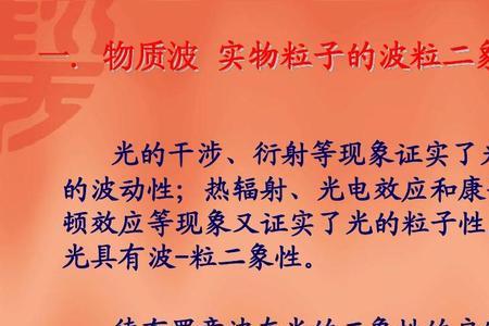 光的粒子性和波动性的代表人物