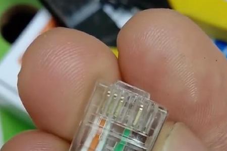 网线接法水晶头8根
