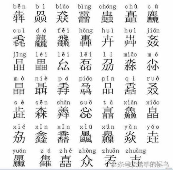 什么叫双体字呀