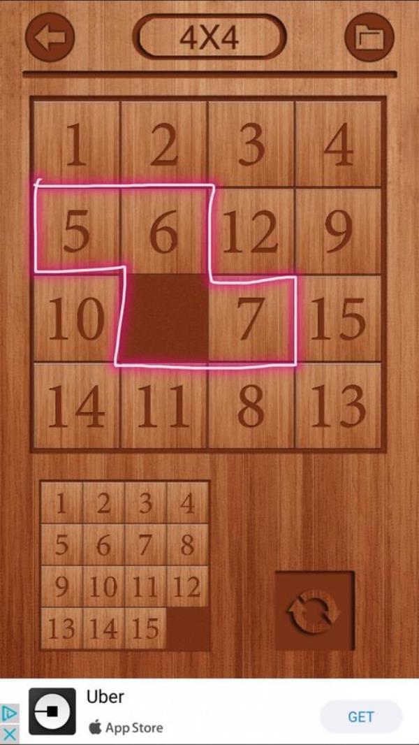 数字华容道最后一行131514怎么办