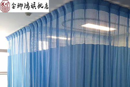 釉深蓝色窗帘拼接什么颜色好看