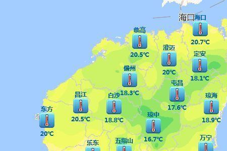 海南冬天气温多少度