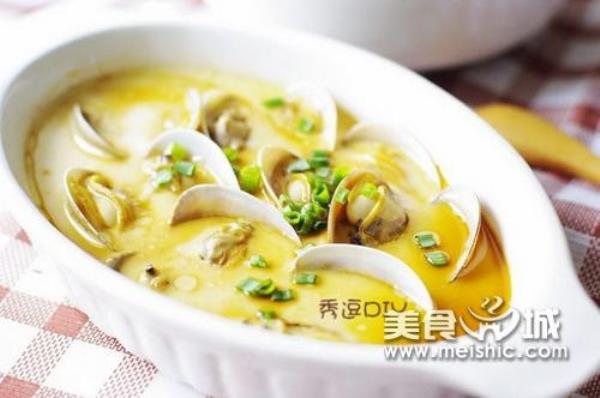 青岛花蛤蒸蛋的做法