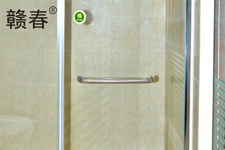浴室玻璃推拉门下陷